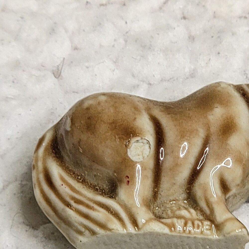 VTG WADE of England LOT Of 5 WHIMSIES Red Rose Tea Figurines Bear Giraffe Horse - Picture 12 of 12